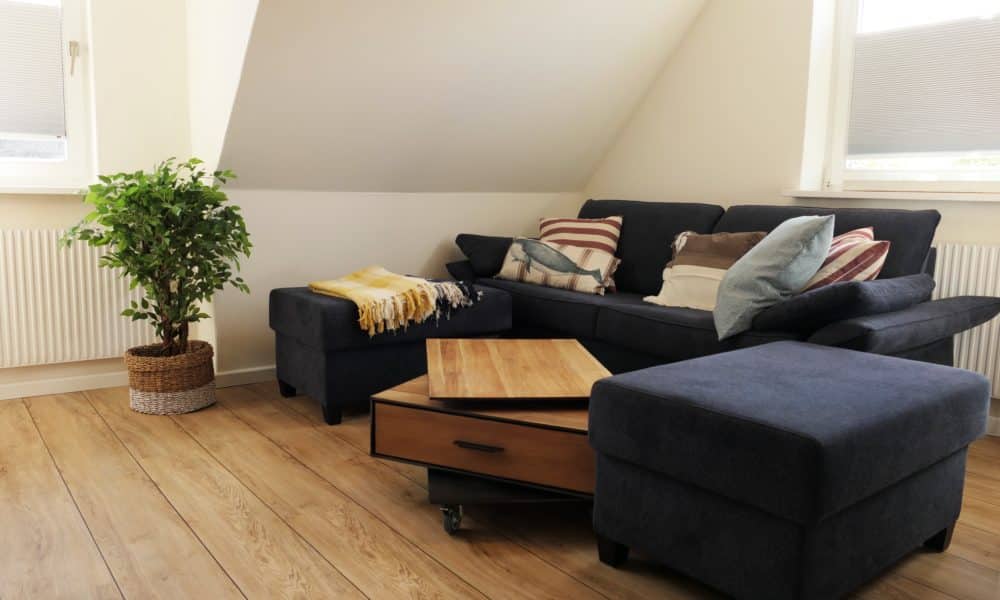 Wohnzimmer in Wohnung 4